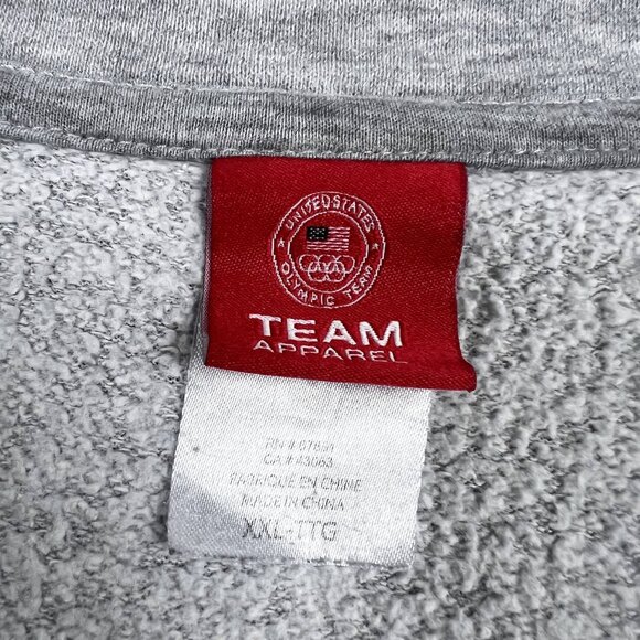 Team USA Tokyo 2020 Summer Olympics Quarter Zip sweatshirt knit pullover slouchy - Picture 6 of 8